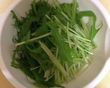 簡単☆水菜のお浸し作り方1写真