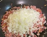 ベーコン＆ツナのボロネーゼ【コンビニ飯】作り方4写真