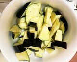 全てレンジ胸肉なすキムチ炒め青椒肉絲風作り方6写真