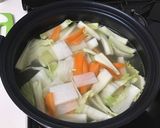 カレー風味の肉団子鍋作り方3写真