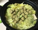 カレー風味の肉団子鍋作り方4写真