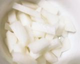レンジ甘味噌回鍋肉味豚こま大根青椒肉絲風作り方6写真