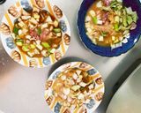 全てレンジ豚こま簡単和風麻婆豆腐&茄子作り方10写真