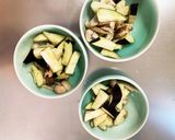 全てレンジ豚こま簡単和風麻婆豆腐&茄子作り方12写真
