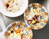 レンジ根菜肉なしあんかけラーメン味サラダ作り方5写真