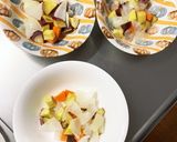 レンジ根菜肉なしあんかけラーメン味サラダ作り方6写真