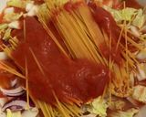 簡単！白菜と蒸し鶏のヘルシートマトパスタ作り方4写真