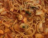 簡単！白菜と蒸し鶏のヘルシートマトパスタ作り方6写真