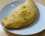 生ハムのオムレツ(バター不使用)作り方5写真