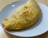 生ハムのオムレツ(バター不使用)作り方5写真