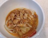 鍋いらず、鶏チャーシューの卵とじうどん作り方3写真