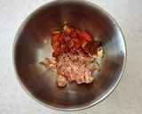 オーブンで♪鶏トマトの味噌マヨホイル焼き作り方1写真