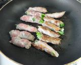 *油不使用・長ねぎの豚肉巻き*作り方2写真