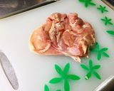 行列ができる鶏料理の名店風もも一枚揚げ作り方1写真