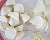 【簡単】たらこと里芋のグラタン作り方1写真