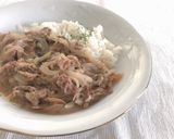 ウクライナ風＊白いビーフストロガノフ作り方7写真
