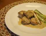 鶏肉とねぎのクリーム煮・おとな風作り方5写真