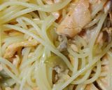 リカちゃん♡鮭とアンチョビオリーブパスタ作り方11写真