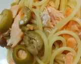 リカちゃん♡鮭とアンチョビオリーブパスタ作り方14写真