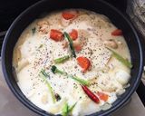 簡単ヘルシー☆手羽元とカブの豆乳スープ作り方10写真