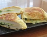油揚げとはんぺんチーズのはさみ焼き作り方3写真