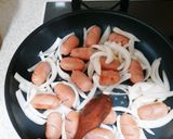 ソーセージ炒め作り方4写真