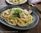 鶏肉とエリンギバター醤油ワンポットパスタ作り方4写真