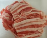 豚バラの蒲焼き風丼～肉増し～作り方1写真