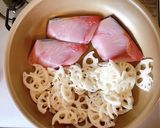 ぶりの照り焼きとレンコンのきんぴら作り方3写真