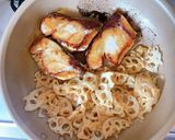 ぶりの照り焼きとレンコンのきんぴら作り方6写真