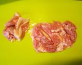 中華風鶏のてりやき丼、醤油鶏飯作り方1写真