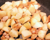 鶏皮とジャガイモのハニーマスタード作り方4写真