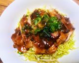 中華風鶏のてりやき丼、醤油鶏飯作り方12写真