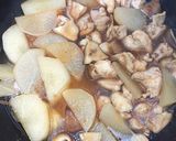 大根と椎茸と鶏胸肉のじ～んわり美味な煮物作り方3写真