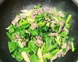 小松菜と牛肉のあんかけ★焼きそば＆丼作り方6写真