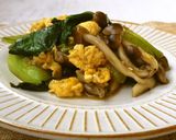 簡単♪きくらげと青梗菜の卵炒め（中華風）作り方9写真