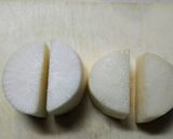 ふろふき大根 甘酢肉団子かけ作り方1写真