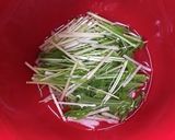 大根と水菜のサラダ作り方1写真