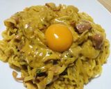 辛ラーメンカルボナーラ ぱるる風作り方7写真