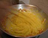 チーズと卵黄のパスタ（カルボナーラ）作り方7写真