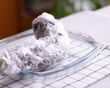 茄子のレンジ蒸し*坊さんの気絶風*簡単梅味噌だれ作り方2写真