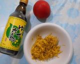 菊の花とトマトのさっぱりポン酢作り方3写真