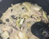 白菜の和風クリーム煮作り方6写真