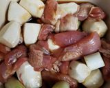 グルラボで里芋と鶏肉の煮物作り方4写真