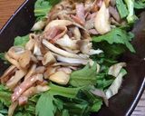 春菊舞茸ベーコンのサラダ作り方4写真