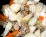 白菜の炒め物作り方4写真