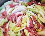 ★豚肉、白菜のミルフィーユ鍋、梅肉風味★作り方4写真