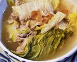 ★豚肉、白菜のミルフィーユ鍋、梅肉風味★作り方6写真