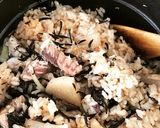 【簡単】サバ缶と大根の土鍋で炊き込みご飯作り方6写真