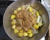 鳥もも肉と栗の炒め煮作り方6写真